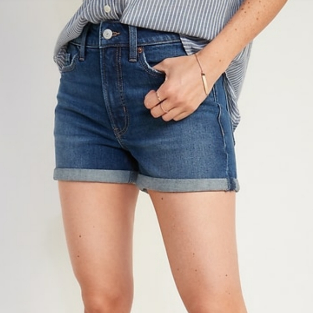 High waisted shorts